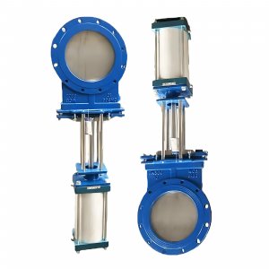 氣動(dòng)刀閘閥：PZ673Y-16C，DN250，介質(zhì)灰渣混